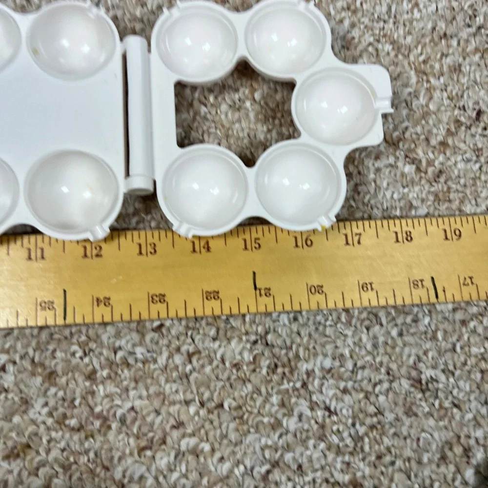 Sweet Creations Cake Pop Press White Plastic Round 5 Cavity Mold Baking Tool
